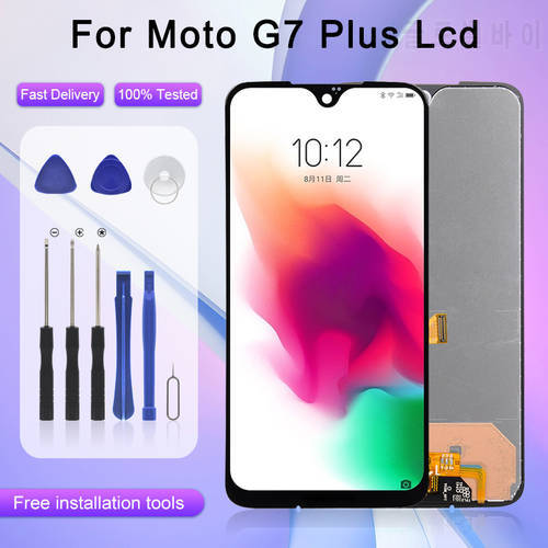 For Moto G7 Plus Lcd Touch Screen Digitizer For Moto G7 G7 Play Digitizer XT1952 XT1962 Display Assembly With Tools