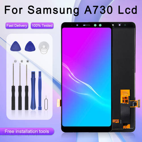 Replacement OLED A8 Plus Display For Samsung Galaxy A730 Lcd With Touch Screen Digitizer A8 Plus 2018 Assembly Free Shipping