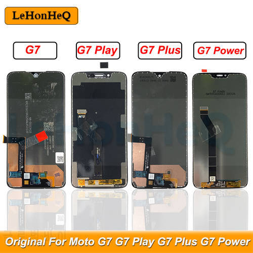 AMOLED LCD For Motorola Moto G7 G7 Power Display XT1955 LCD G7 Plus Touch Screen Digitizer G7 Play LCD Replacement XT1952 Screen