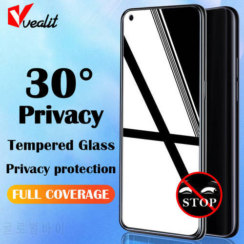Privacy Screen Protector for Realme GT Neo 3 2T 9i 8i 8s Q5 Q3s GT2 Pro Anti-spy Tempered Glass Realme C21 C25 C15 C17 X3 Glass