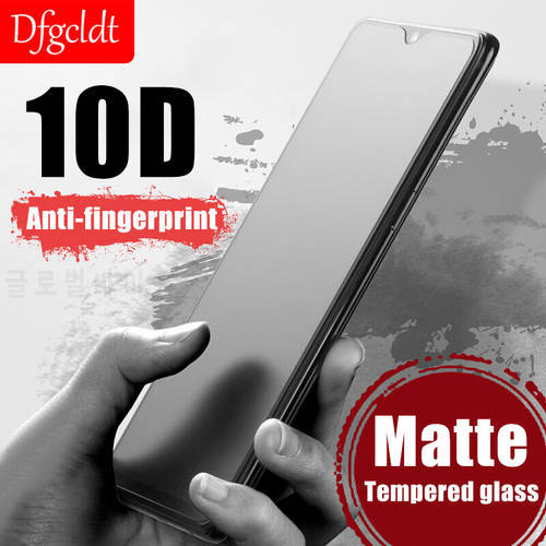 10D Matte Tempered Glass For VIVO Y12s Y21s 20s Y50 Y30 Y19 Y9s Y70s V19 V17 V11 V12 V20 Pro X30 X50 Lite Anti Fingerprint Glass