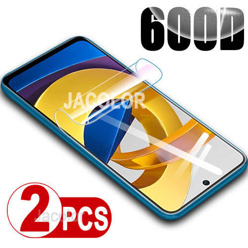 2pcs Hydrogel Film For Xiaomi Poco F2 F3 X3 F4 GT X4 M3 M4 Pro 5G NFC Screen Protector For Poco M F X 2 3 4 3Pro 4Pro 4GT 3GT 5G