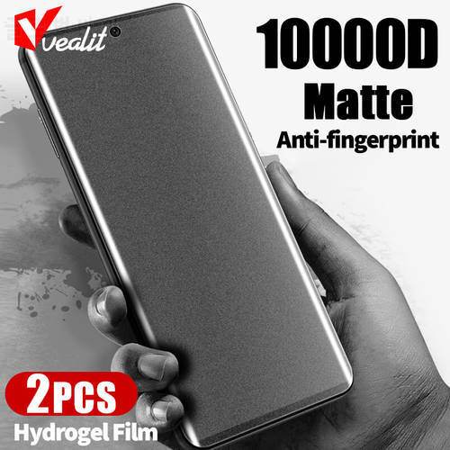 2Pcs Full Cover Matte Hydrogel Film for Huawei Honor 6 0 50 30 20 10 V40 Lite X30i Max X20 SE Magic 3 V Pro Screen Protector