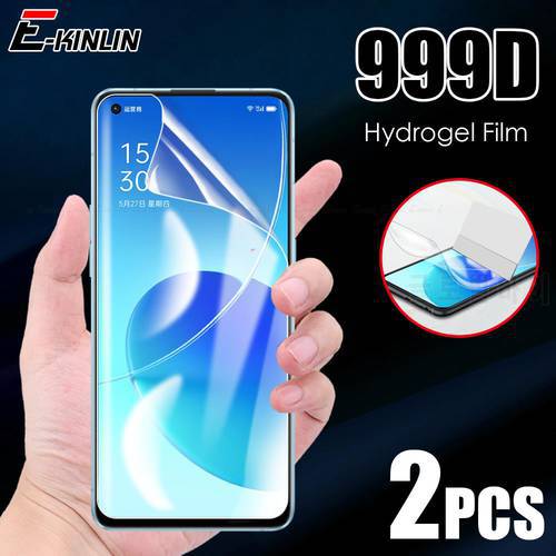 2pcs Hydrogel Film Screen Protector For OPPO Reno8 Reno7 Pro Reno6 Reno5 Reno4 Lite SE Reno2 F Z Full Cover Film Not Glass