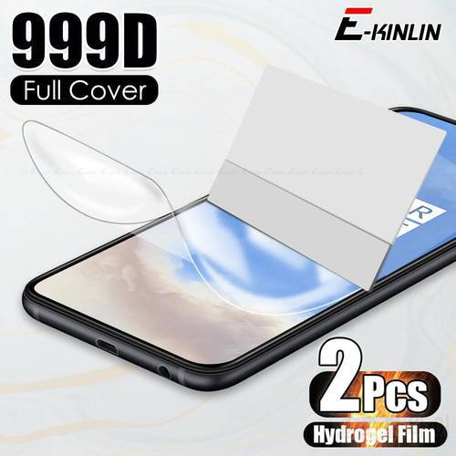 2Pcs Hydrogel Film For OnePlus Ace 10T 10R 9 9RT 8 7 10 Pro 9R 8T 7T Full Cover Screen Protector Protective Film Not Glass