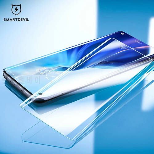 SmartDevil Full Cover Glue UV Tempered Glass for OnePlus 9 Pro Smartphone Screen Protector for Oneplus 10 Pro Sensitive HD Clear