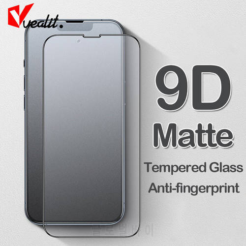 9D Matte Frosted Screen Protector for iPhone 13 12 Mini 11 Pro X XR XS MAX Tempered Glass for iPhone 13 Pro Max Protection film