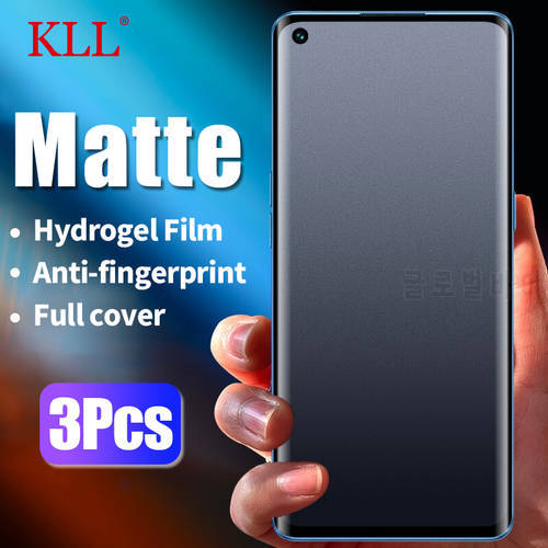 1-3pcs Anti-fingerprint Matte Hydrogel Film for Oneplus 9 9R 9RT 8 8T 7 Pro 6T Screen Protector Nord CE N10 N100 N200 2 No Glass