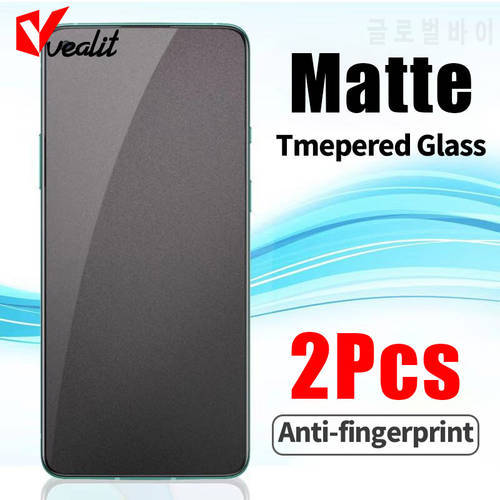 2Pcs Matte Frosted Tempered Glass for One Plus 9 9R 6 6T 7 7T 8T Screen Protector for OnePlus Nord N100 N10 CE Z Glass Film