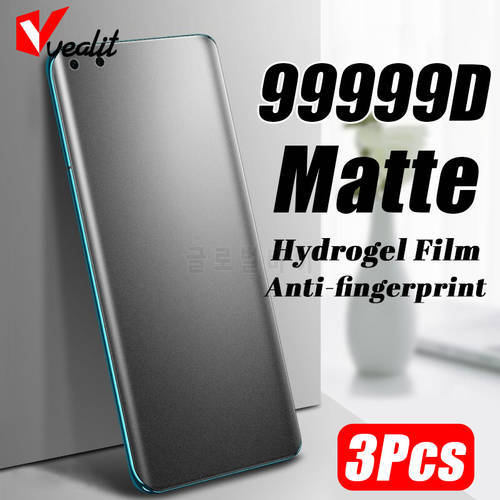 1-3Pcs Frosted Hydrogel Film for Huawei Nova 9 8 Y60 8i Mate 40e Pro Y7A Y9A Y6P Y8P Y7P Y5P Y9 Y5 Y6 Y7 Matte Screen Protector