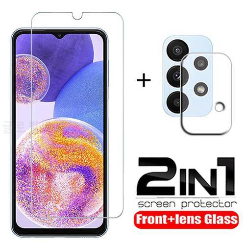 2in1 Protective Glass For Samsung Galaxy A23 Camera Screen Protector Tempered Glass for samsung galaxy a 13 a23 a13 Lens Glass
