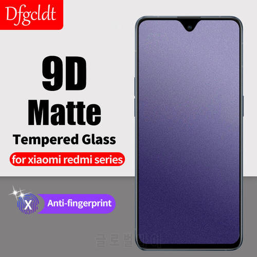 9D No fingerprint Matte Tempered Glass for Redmi Note 11 8 9 10s Lite 9T Screen Protector Xiaomi Poco M3 M4 Pro X3 GT NFC 11t