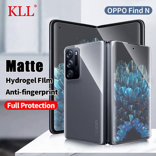 Anti-fingerprint Matte Folding Full Cover Hydrogel Film for OPPO Find N Screen Protector OPPO Find N Protective Film Not Glass