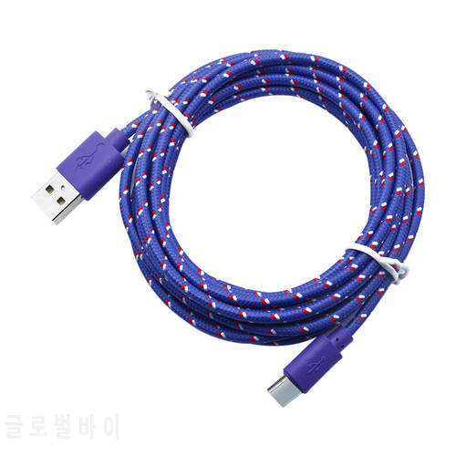 1 Meter Type-C/USB Port Mobile Phone Charging Cable Multi-Color Pattern Data Cables For Samsung Android Phone Data Transmission