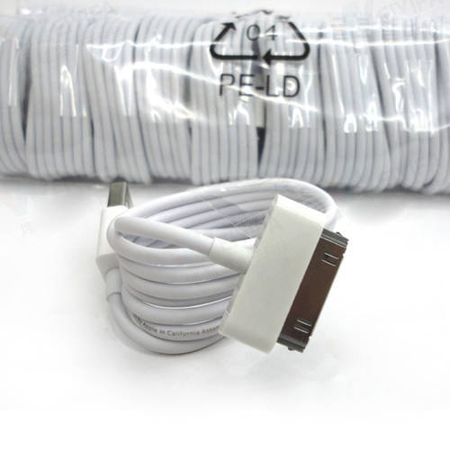 10PCS/Lot Charger Cable for Apple iPod Mini iPad 3 2 iPod Nano Touch 30Pin Charging Data Cable For iPhone 4s 4 iphone 3G 3GS