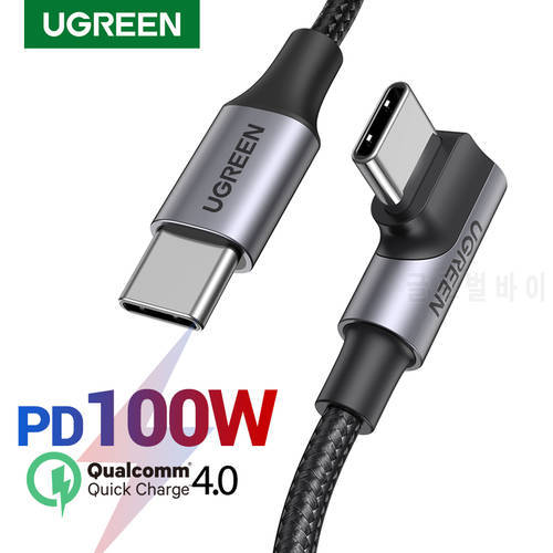 UGREEN PD 100W USB C to USB C Charging Cable for Samsung S10 S20 MacBook Pro iPad 2020 Quick Charger 4.0 PD Fast Charging Cord