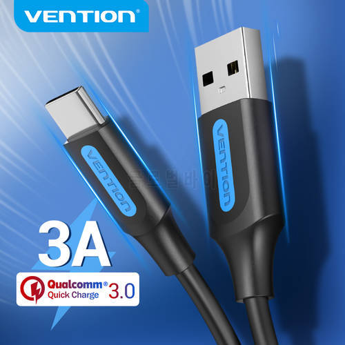 Vention USB C Cable Type C Cable 3A Fast Charging USB Cable for Xiaomi 11 Pro Samsung S21 S10 USB Type C Data Charging Cable