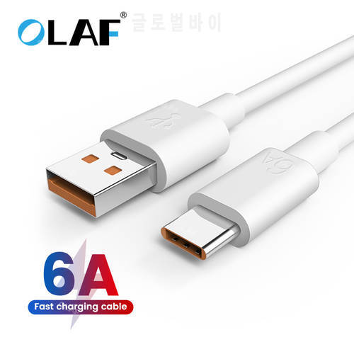 6A 66W USB C Cable For Xiaomi 12 Pro Redmi Oneplus Realme Fast Charging Data Type C Cable For Huawei Mate 40 50 Oppo