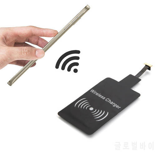 1pc Universal Qi Wireless Charger Standard Smart Charging Adapter Receptor Receiver for iPhone