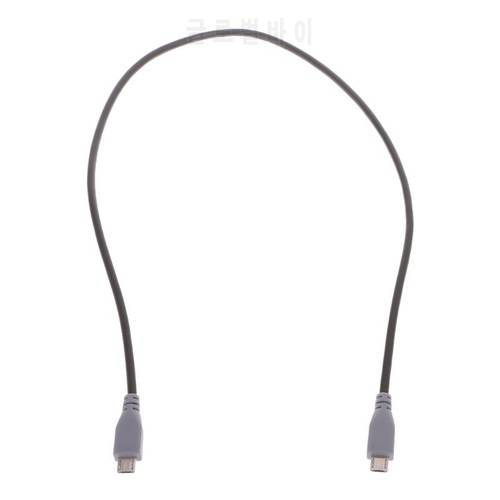 20CB Micro USB Type B Male To Micro B Male 5 Pin Converter OTG Adapter Lead Data Cabl
