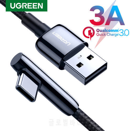 Ugreen USB Type C Cable 3A Fast Charging USB C Cable for Samsung S20 Huawei Xiaomi Mobile Phone Fast Charger Data Wire USB Cord