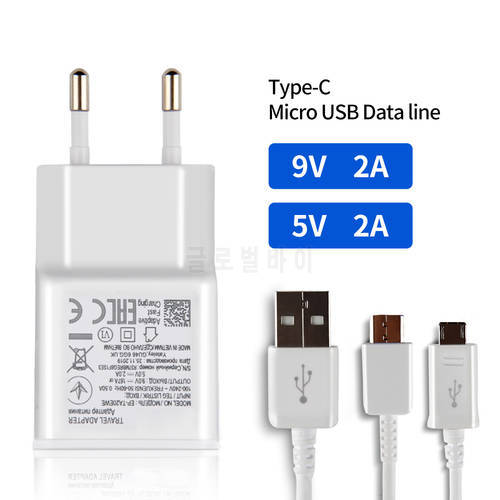 Wall Travel Fast Charger For Samsung Galaxy Note20 Note10+ S10 S22 S21 Ultra S8 Plus S9 Note3 S7 Edge S6 S5 S3 I9300 G530 A5 A7