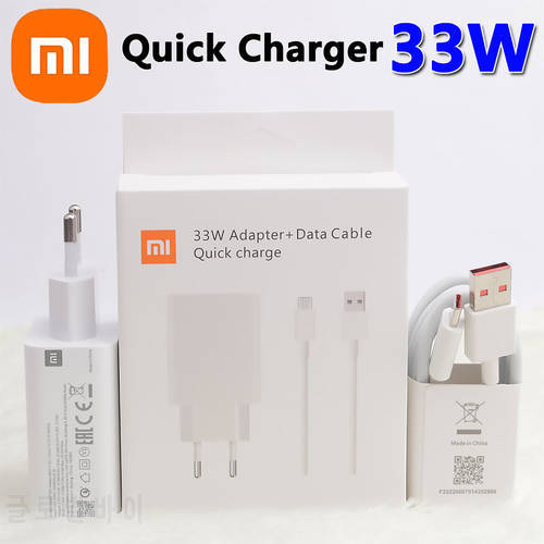 33w Xiaomi Turbo Charger MDY-11-EZ 5A Type C Quick Charging Data Line For Redmi K30S Note 9Pro POCO X3 Mi 10 9T 11X 11i Note 10