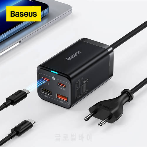 Baseus 100W 65W GaN Charger Desktop Laptop Fast Charger 4 in 1 Adapter For iPhone 14 13 12 Pro Max Phone Charger Xiaomi Samsung
