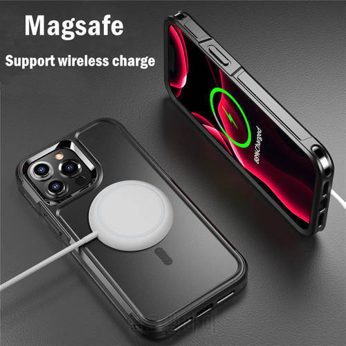 Wireless Charger Magnetic Case for iphone 14 Pro Max Case Magsafe Ultra Slim Magnet Magsafing Cover for iphone 14 Pro 13 Pro Max