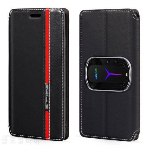For Lenovo Legion Y90 Case Fashion Multicolor Magnetic Closure Flip Case Cover with Card Holder 6.92 inches