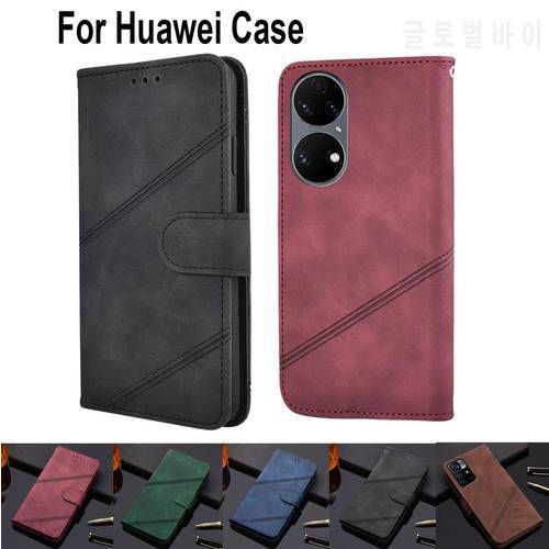 Flip Leather Phone Case For Huawei P8 Lite 2017 2016 Y7P Y6P Y5P Y7A Y8P Y8S Y9A Y6s Y9s GR5 GR3 2016 2017 GR3 2015 GR5mini Capa