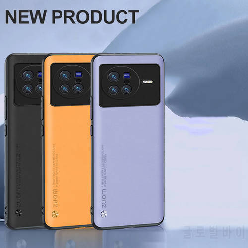 Polka Dot Plain Leather Case For vivo X80 Pro Back TPU Cover For Vivo X80 X80Pro Shock-proof Phone Case