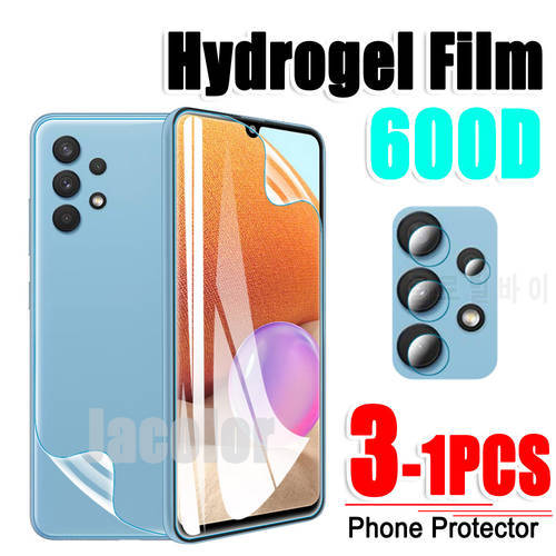 1-3PCS Hydrogel Film For Samsung Galaxy A02S A52 A52S A324G 5G Screen Protector A02s A32 5G Water Gel Soft Film A52 Camera Glas