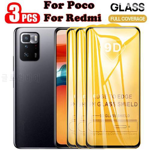 Film Poco X3 X4 Pro 5G Tempered Glass Poko M3 M4 Camera Film Poco F4 GT F3 Screen Protectors For Xiaomi Poco X 4 GT Pro Glass