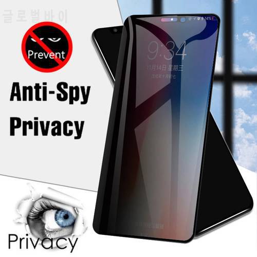 For Samsung Galaxy S20 S21 FE NOTE 20 PLUS ULTRA A32 A22 A72 A52 A42 4G 5G Tempered Glass Anti-spy Film Full Cove Screen Protect