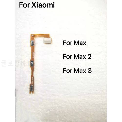 1pcs New Power On/Off Key & Volume Side Button Flex Cable for Xiaomi Max Mi Max 2 Max 3 Repair Parts