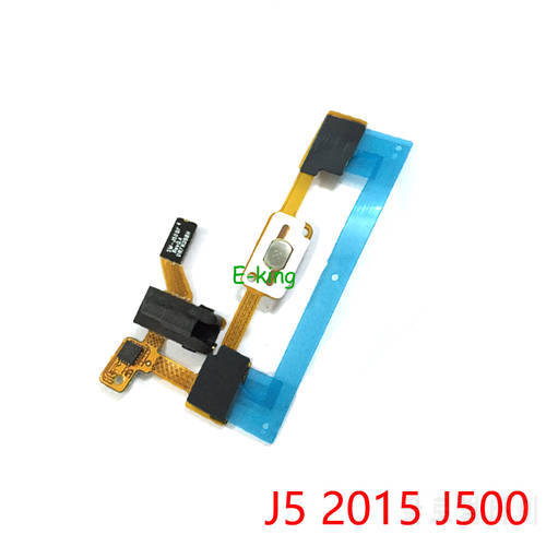 For Samsung Galaxy J5 2015 J500 J500F Home Button keypad Sensor Audio Jack Headphone Flex Cable Repair Parts