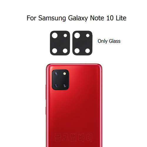Back Camera Lens For Samsung Galaxy Note 10 Lite N770 Back Camera Glass Lens With Sticker Adhesive Spare Parts