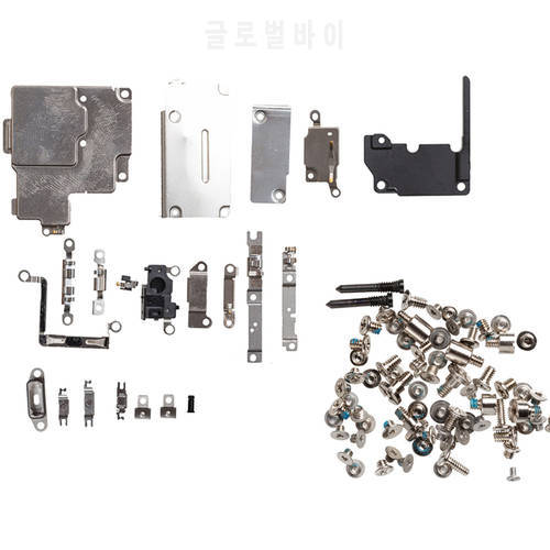Full Set Internal Parts For iPhone 12 12Mini Pro Max Metal Bracket Shield Plate Kit + Full Set Screws Repair Replacement