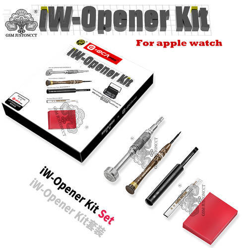 GsmjustonccXUANHOU IW-OPener Kit Watch Repair Tool for iWatch Opening Releasing the Digital Crown Watch Battery Flex Prying tool