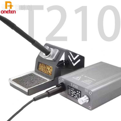 OSS T210 Intelligent Thermostat Soldering Station Electronic Welding Iron LED Digital Display With Soldering Tips Welding Tool