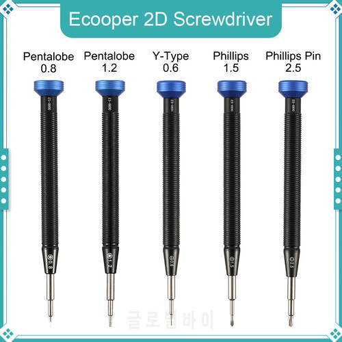 Eccooper 2D Precise Bolt driver For iPhone Android Mobile Phone Repair Disassemble Screwdriver Repair Tool Pentalobe Y-Type
