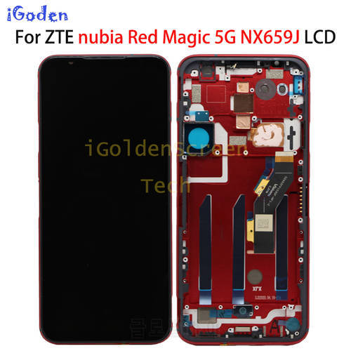For ZTE nubia Red Magic 5G NX659J LCD Display Touch Panel Screen Digitizer Assembly Replacement Parts For nubia Red Magic 5G lcd