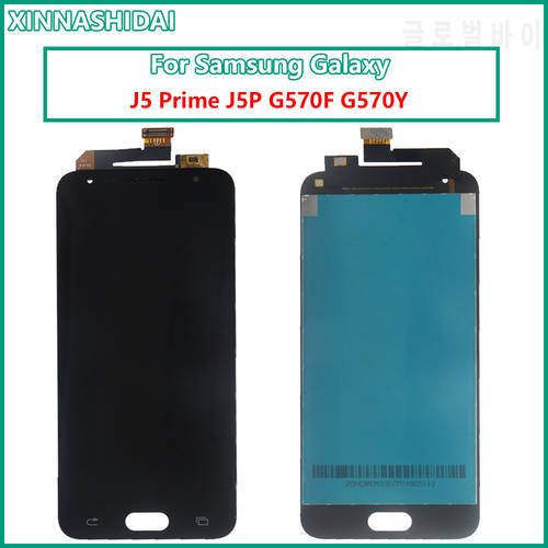 5.0&39&39 LCD Display For Samsung Galaxy J5 Prime G570F G570 SM-G570 LCD DisplayTouch Screen Digitizer Assembly Replacement