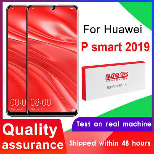 100% Tested 6.21&39&39 10-Touch Display Replacement For Huawei P Smart 2019 LCD Touch Screen Digitizer Assembly For POT-LX1 L21 LX3