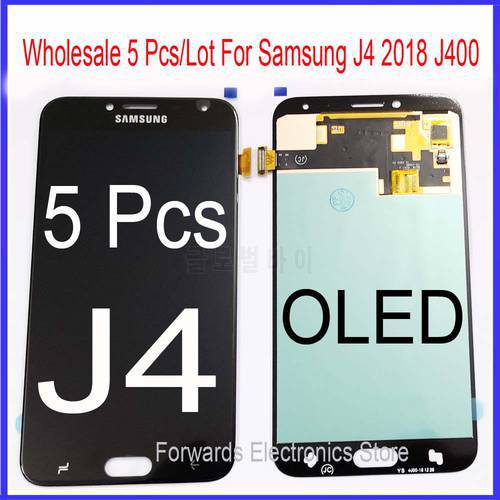 Wholesale 5 Pieces/Lot for Samsung J4 J400 LCD Screen Display with Touch Assembly