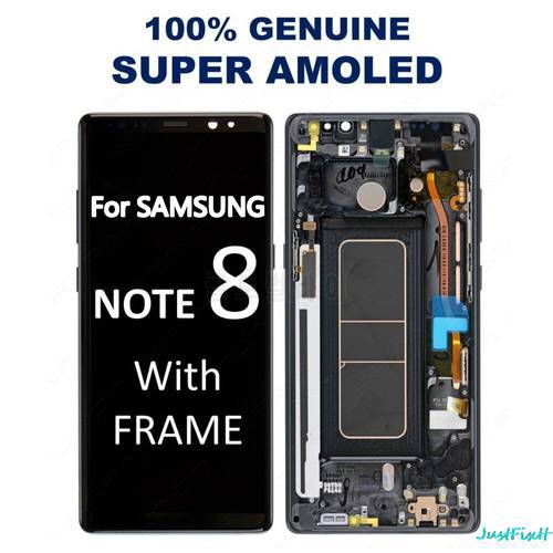 Original For Samsung Note 8 N9500 N950FD N950U Burn-in Shadow Lcd Display Touch Screen Digitizer 6.3