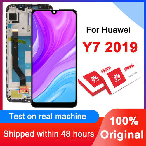 100% Tested 6.26&39&39 LCD Replacement For Huawei Y7 2019 DUB-LX3 DUB-L23 DUB-LX1 LCD Display Touch Screen Digitizer Assembly