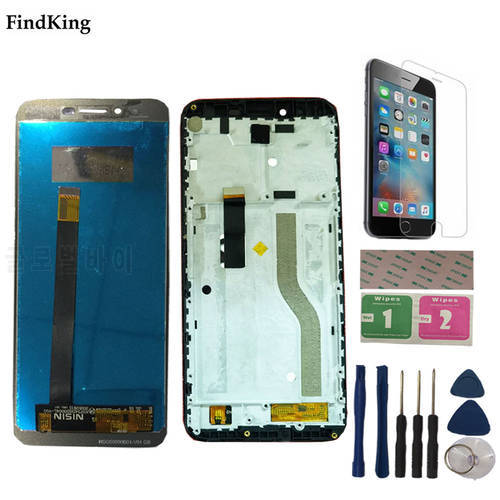 100% Tested LCD Display For Homtom S99 LCD Display Touch Screen Digitizer Assembly Accessory Sensor Frame Tools