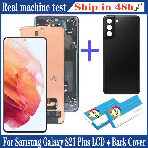 100% Original AMOLED Display for Samsung Galaxy S21+ LCD Touch Screen S21 Plus G996 G9960 G996F Repair Parts with back housing